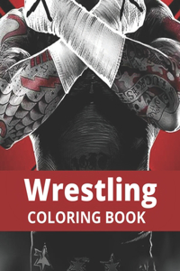 Wrestling Coloring Book