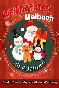 Malbuch Weihnachten ab 4 Jahren