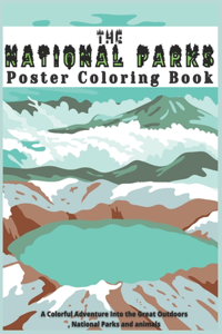 The National Parks Poster Coloring Book