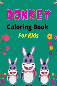 DONKEY Coloring Book For Kids