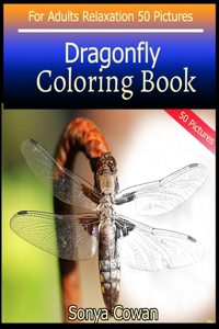 Dragonfly Coloring Book For Adults Relaxation 50 pictures