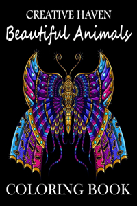 Creative haven Beautiful Animals Coloring Book