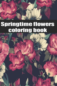 Springtime Flowers coloring book