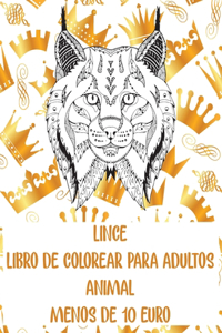 Libro de colorear para adultos - Menos de 10 euro - Animal - Lince