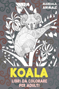Libri da colorare per adulti - Mandala - Animale - Koala