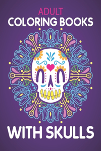 Adult coloring books with skulls