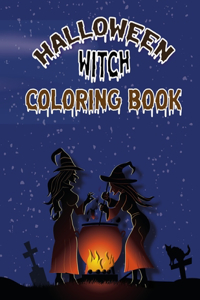 Halloween Witch Coloring Book