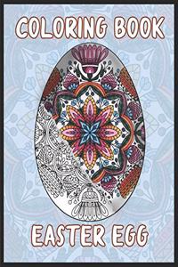 Coloring Book Easter Egg