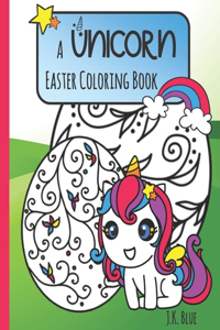 Unicorn Easter Coloring Book