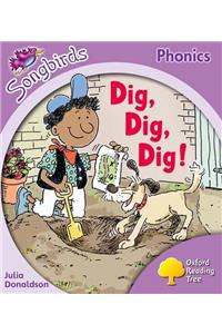 Oxford Reading Tree: Level 1+: Songbirds: Dig, Dig, Dig!