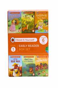 Read It Yourself with Ladybird: Early Readers Level 1: 6 Books Collection Box Set (Cinderella, The Three Fish, Little Red Hen, Goldilocks and the Three Bears, and The Lion and the Rabbit)