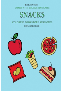 Coloring Books for 2 Year Olds (Snacks)