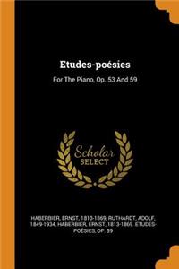 Etudes-poésies