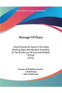 Message Of Peace