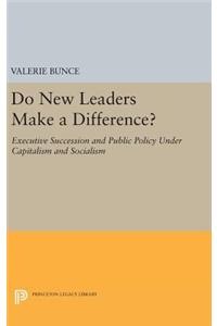 Do New Leaders Make a Difference?