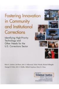 Fostering Innovation in Community and Institutional Corrections