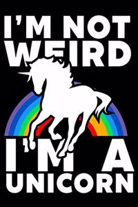 I'm Not Weird I'm A Unicorn