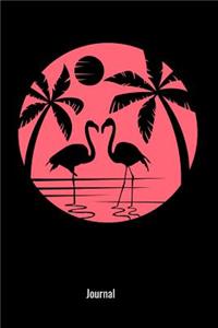 Journal: Flamingo Summer 6x9 120 pages lined Your personal Diary for an Awesome Summer