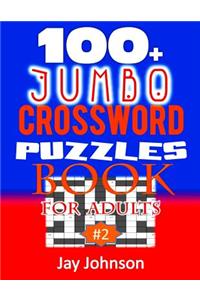 100+ Jumbo CROSSWORD PUZZLES BOOK For Adults