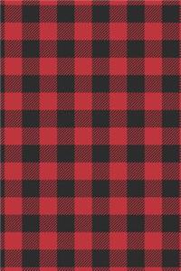 Buffalo Plaid: Dot Grid Notebook Journal, 6x9 Inch, 120 pages