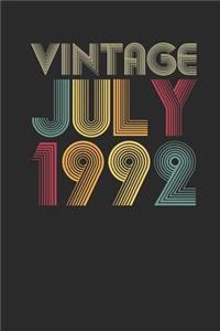 Vintage July 1992