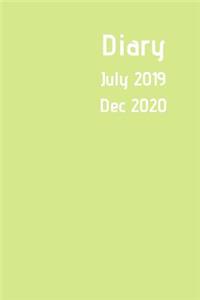 Diary July 2019 Dec 2020