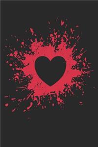 Valentine's Day Notebook - Distressed Heart for Valentine's Day Gift Women Men - Valentine's Day Journal