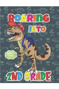 Roaring Into 2nd Grade Draw And Write Grades K-3