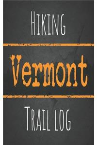 Hiking Vermont trail log