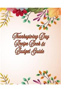 Thanksgiving Day Recipe Book and Budget Guide