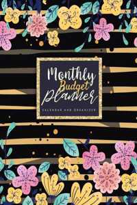 Monthly Budget Planner Calendar and Organizer