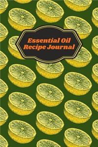 Essential oil recipe journal