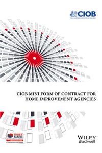 Ciob Mini Form of Contract for Home Improvement   Agencies