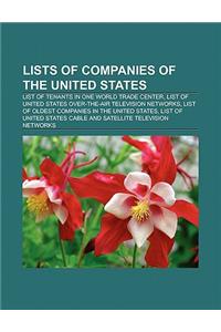 Lists of Companies of the United States