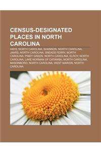 Census-Designated Places in North Carolina