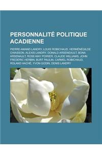 Personnalite Politique Acadienne