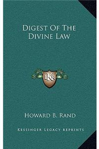 Digest of the Divine Law
