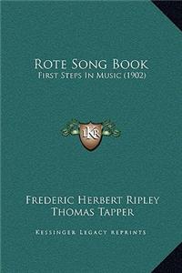 Rote Song Book