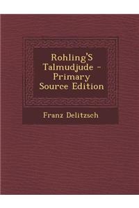 Rohling's Talmudjude