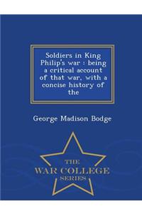 Soldiers in King Philip's War