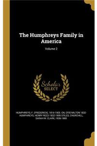 Humphreys Family in America; Volume 2