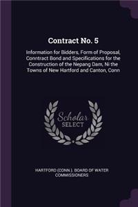 Contract No. 5
