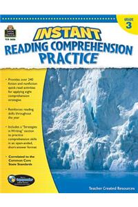 Instant Reading Comprehension Practice Grade 3