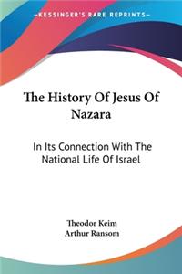 History Of Jesus Of Nazara