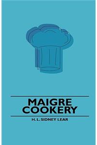 Maigre Cookery