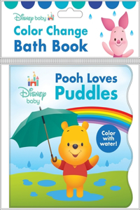 Disney Baby Pooh Loves Puddles Colour Change Bath Book
