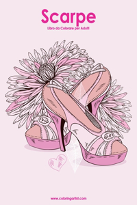 Scarpe Libro da Colorare per Adulti 1