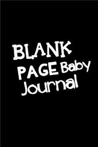 Blank Page Baby Journal