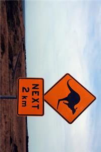 Kangaroo Crossing Sign in Australia Journal
