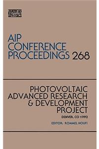 Photovoltaic Advanced Research and Development Project